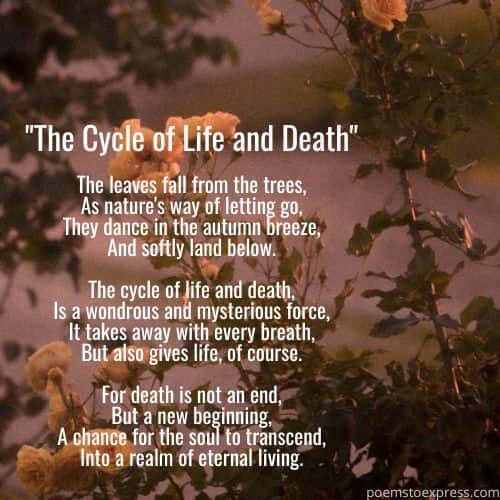 Beautiful poems about death