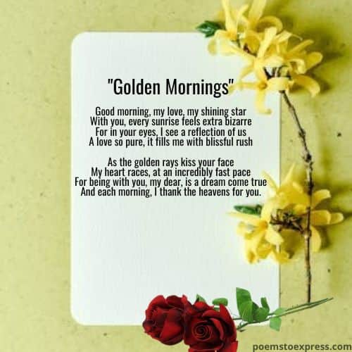 Good morning love poems for her