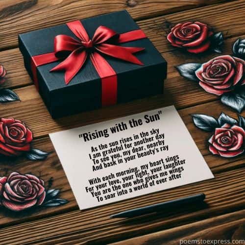 Good morning poem for a beautiful woman