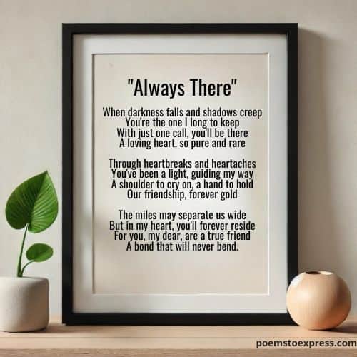 Heart touching best friend poems that make you cry
