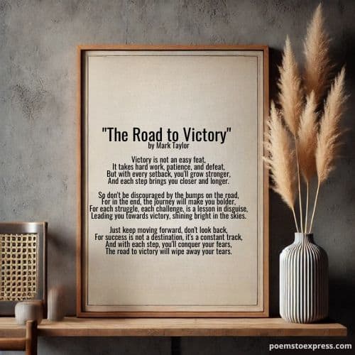 Motivational poems for success