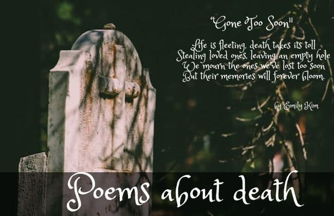 Poems about death