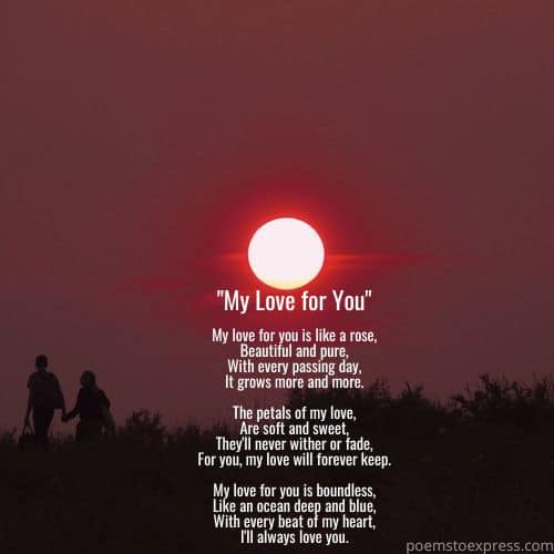 Romantic love poems for girlfriend