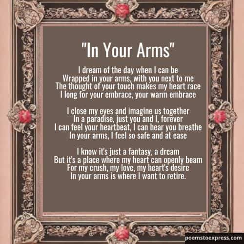 Romantic poem for a crush
