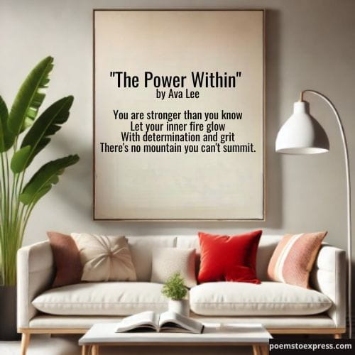 Short motivational poems