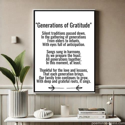 Thanksgiving poems about family