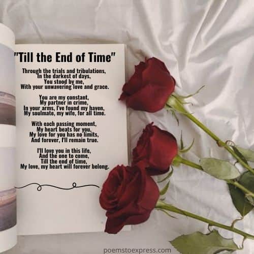 poems for wife to make her cry