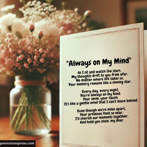 Cute thinking of you poems