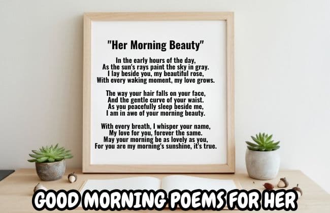 Good morning poems for her