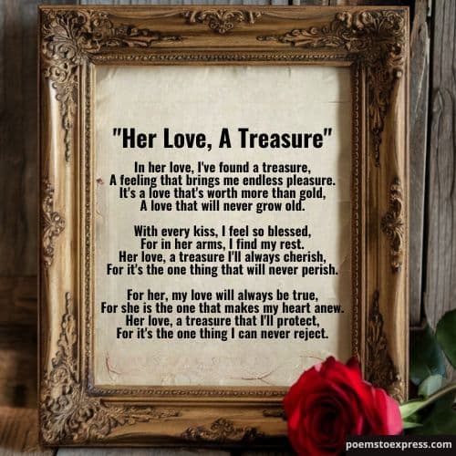 Poems make her feel special