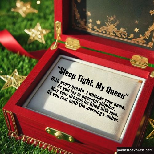 Short good night poems for her