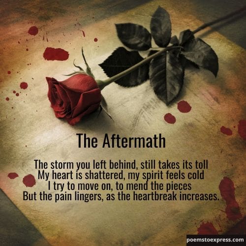 Short poem about heartbreak