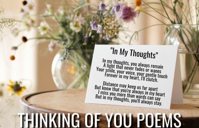 Thinking of You Poems