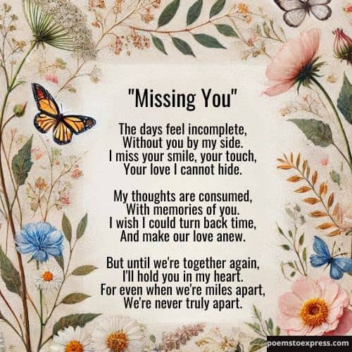 Thinking of you poems for her