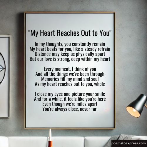 Thinking of you poems for him