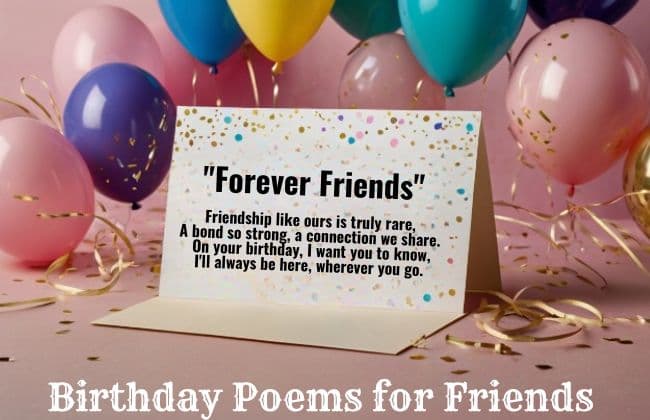 Birthday Poems for Friends