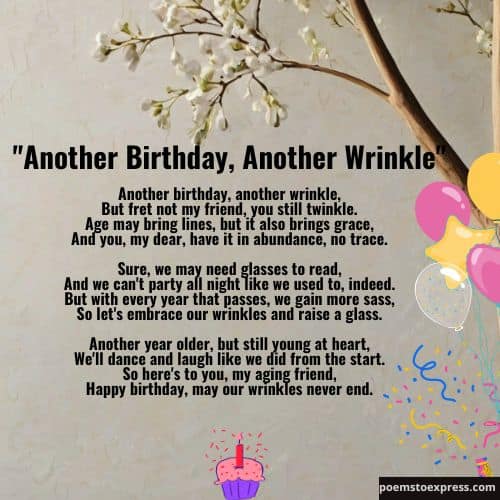 Funny birthday poems for friends