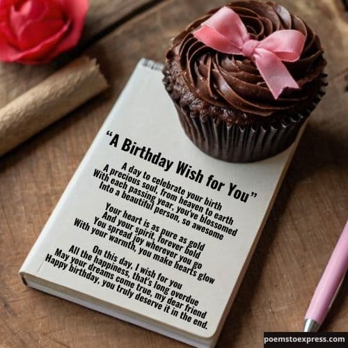 Happy birthday poem for friend