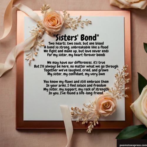 Poems For Sister