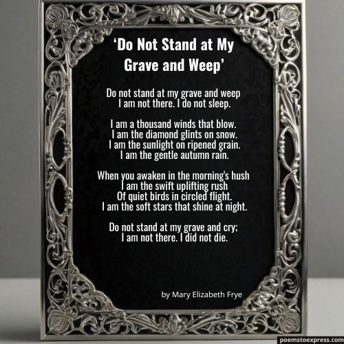 Poems Funerals