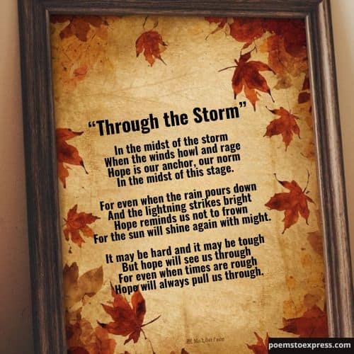 Poems about hope in hard times