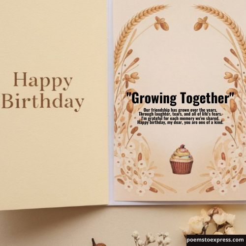 Short birthday poem for friends