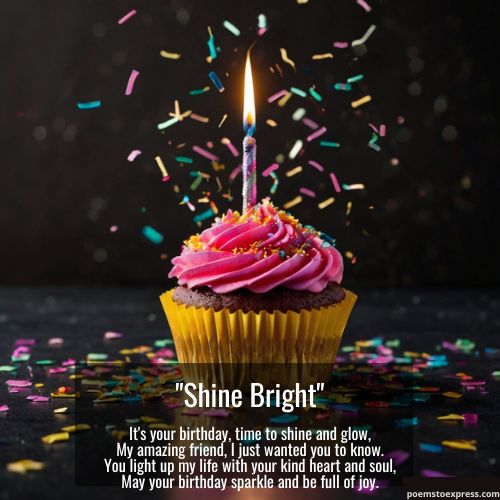 Short birthday poems for friends