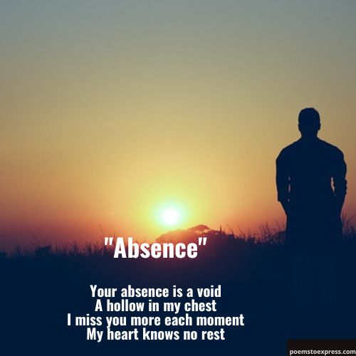 Short missing you poem