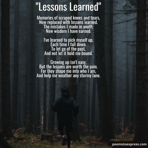 long poems about growing up