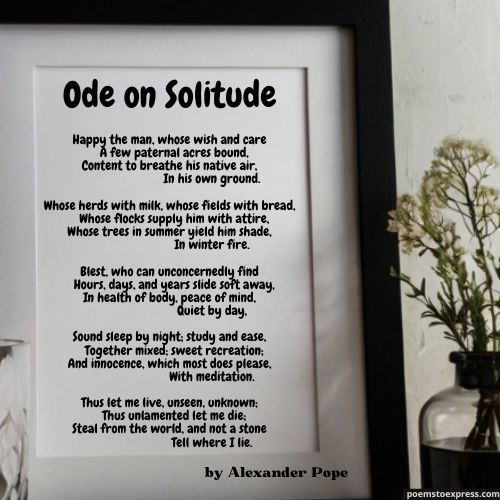 ode poem