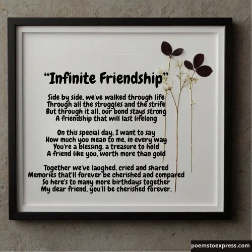 poem for a good friend birthday