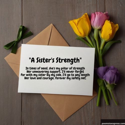 short poems for sisters