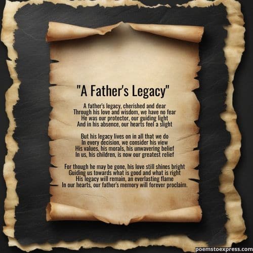 Funeral Poem for Dad