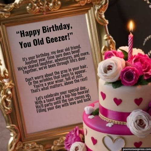 Funny birthday poems friends