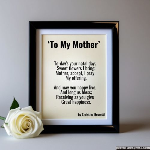 mother daughter poems short
