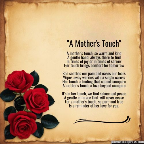 poems for mothers
