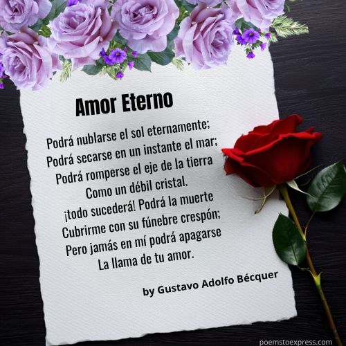 Amor Eterno by Gustavo Adolfo Bécquer