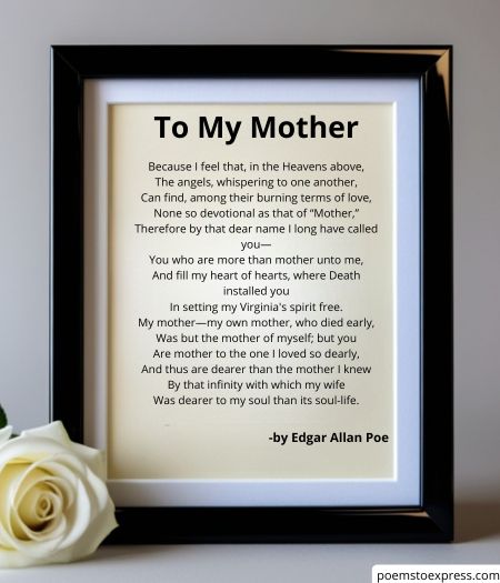 To My Mother by Edgar Allan Poe