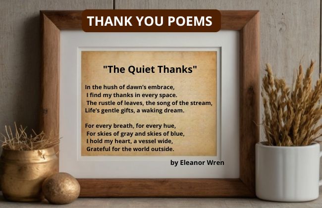 Thank You Poems