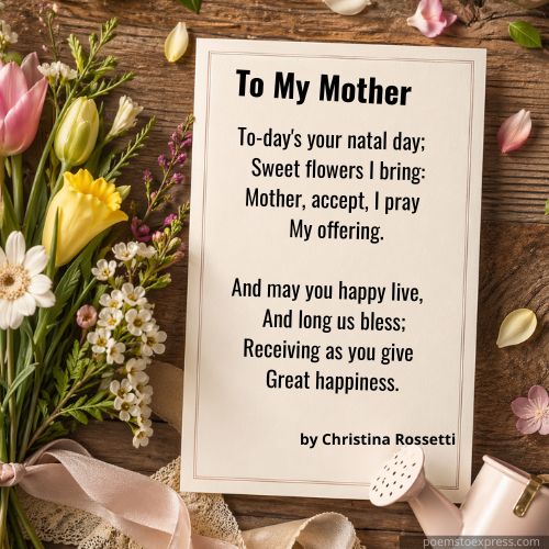 mothers day poem for kids