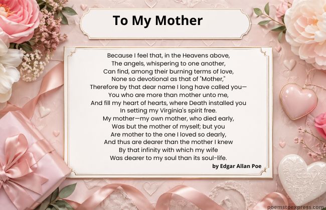 short mothers day poems for kids